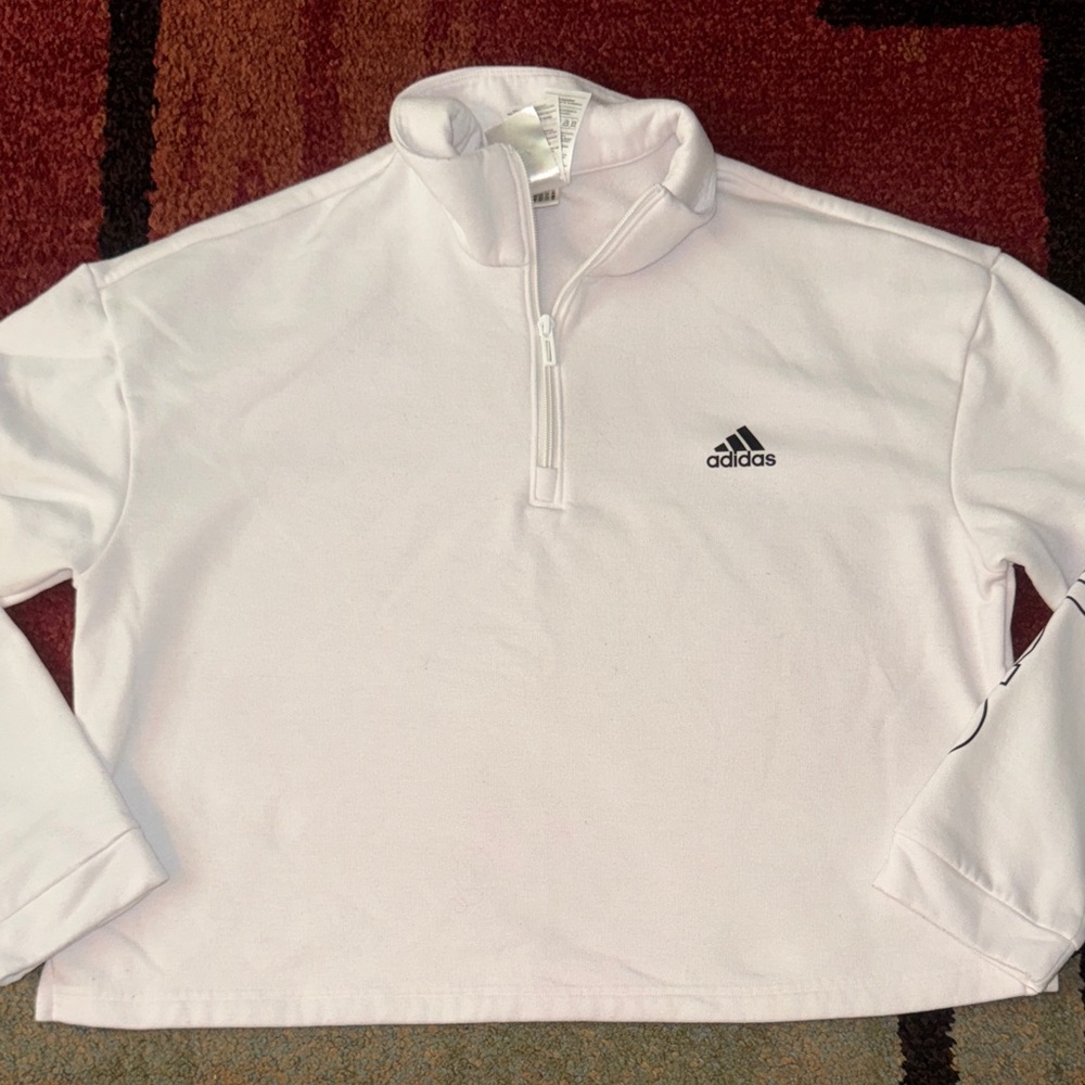 Women’s‎ Adidas Crop Style Quarter Zip Sweatshirt